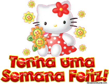 Img 46 << Ver Mais Imagens De Boa Semana Com Mensagens - Hello Kitty (430x330)