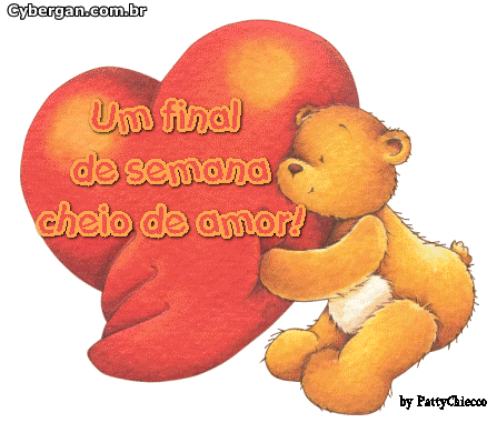 Quer Mandar Esse Gif Para Seus Amigos - Bom Fim De Semana Com Amor (432x371)