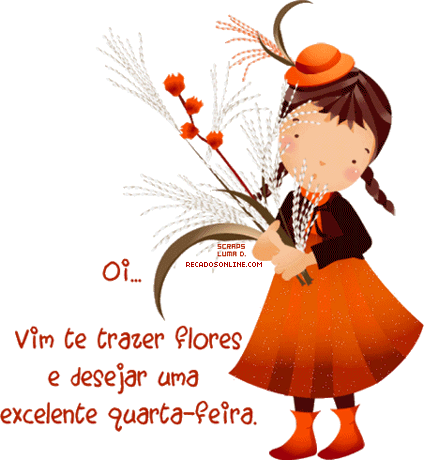 Recado De Quarta-feira - Desejar Uma Bela Quarta Feira (424x460)