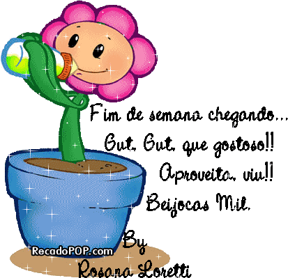 Atenção - - Mensagem De Final De Semana Chegando (413x399)