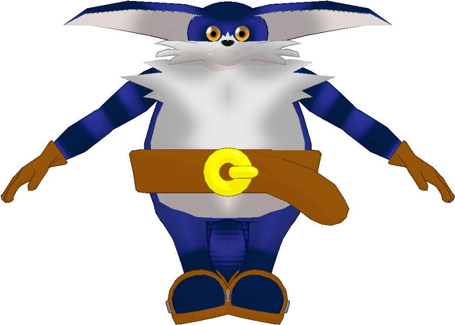 Big The Cat Model - Sonic Big The Cat (900x700)