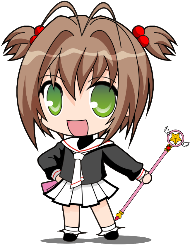 Amei Os Olhos Vesão Chibi - Sakura Card Captor Chibi (1024x1024)