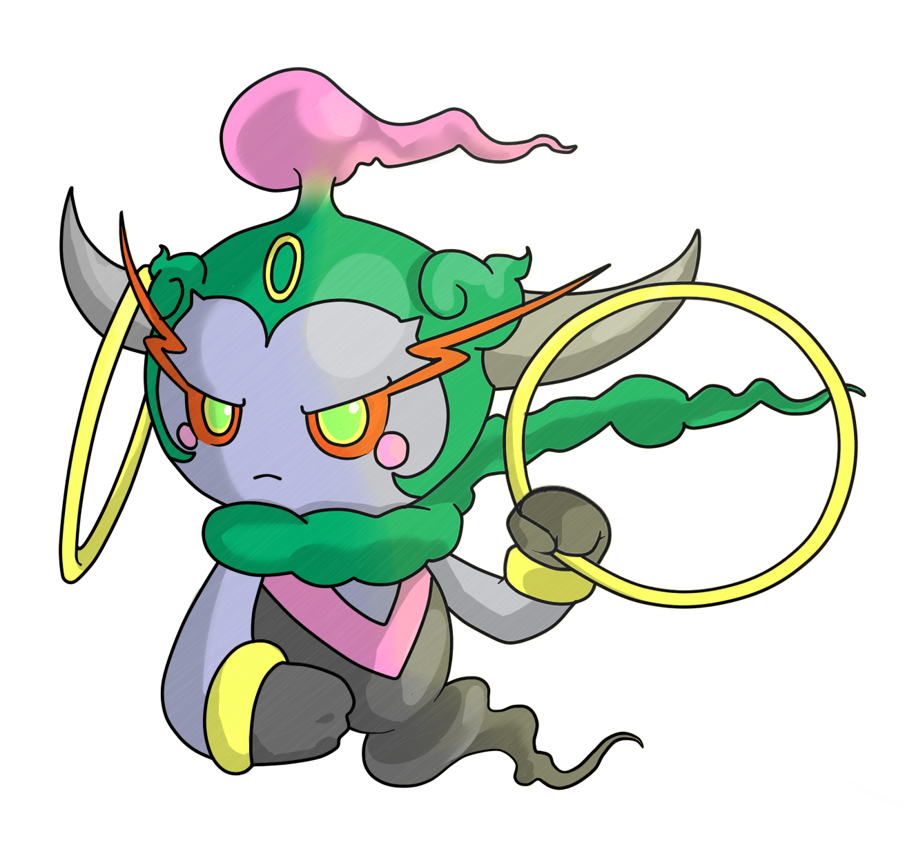 Marshoopa By Almoprs Marshoopa By Almoprs - Hoopa Fusion (1311x1240)