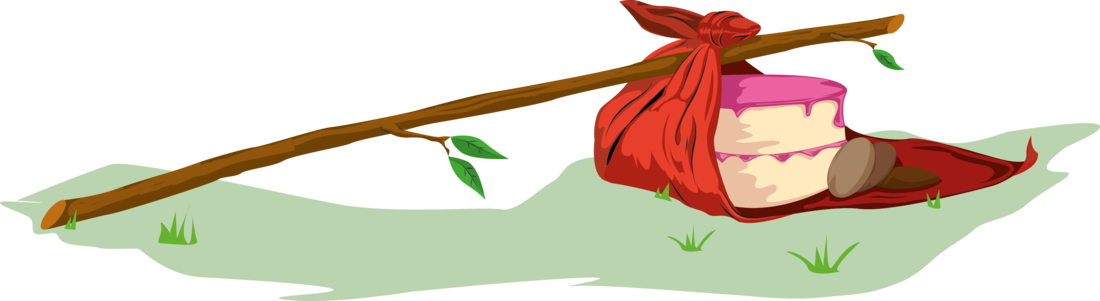 Bindle , Cake And Cookies, By Steven Falco - Illustration (1100x301)