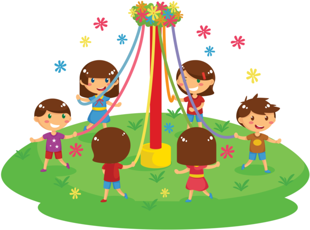 Maypole Clipart Free Maypole Free Vector Illustration - Illustration (700x490)