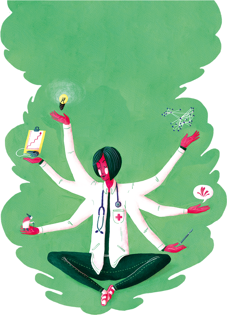 Editorial Illustration, - Medical Editorial Illustration (800x1086)