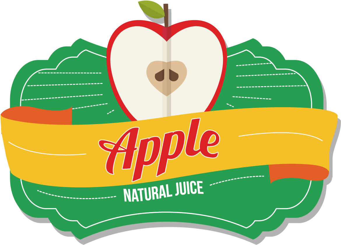 Apple Juice Label Fruit - Etiquetas Para Jugo De Frutas (1500x1500)