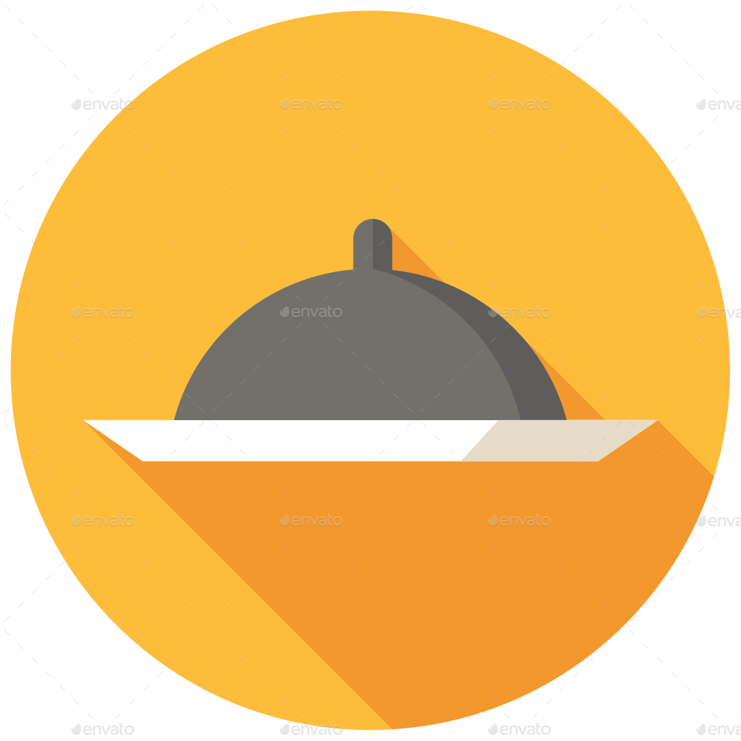 Image Set/png/256x256 Px/food Cover - Food Flat Icon Png (1067x1067)