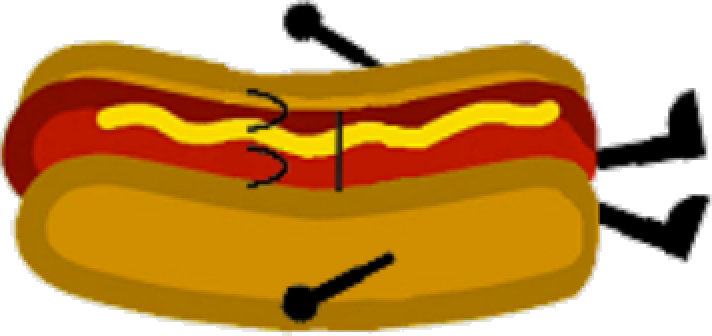 Sleeping Hot Dog - Brawl Of The Objects 13 (712x336)