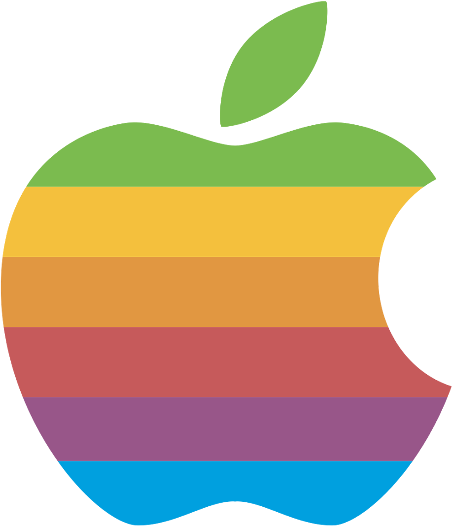 Apple Logo Vector - Rainbow Apple Logo Png (1600x1136)