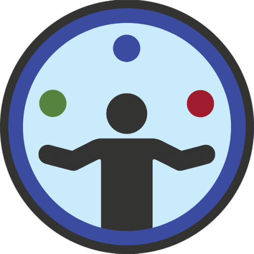 Juggling Badge If You Have This Badge, Reblog It And - Charing Cross Tube Station (500x500)