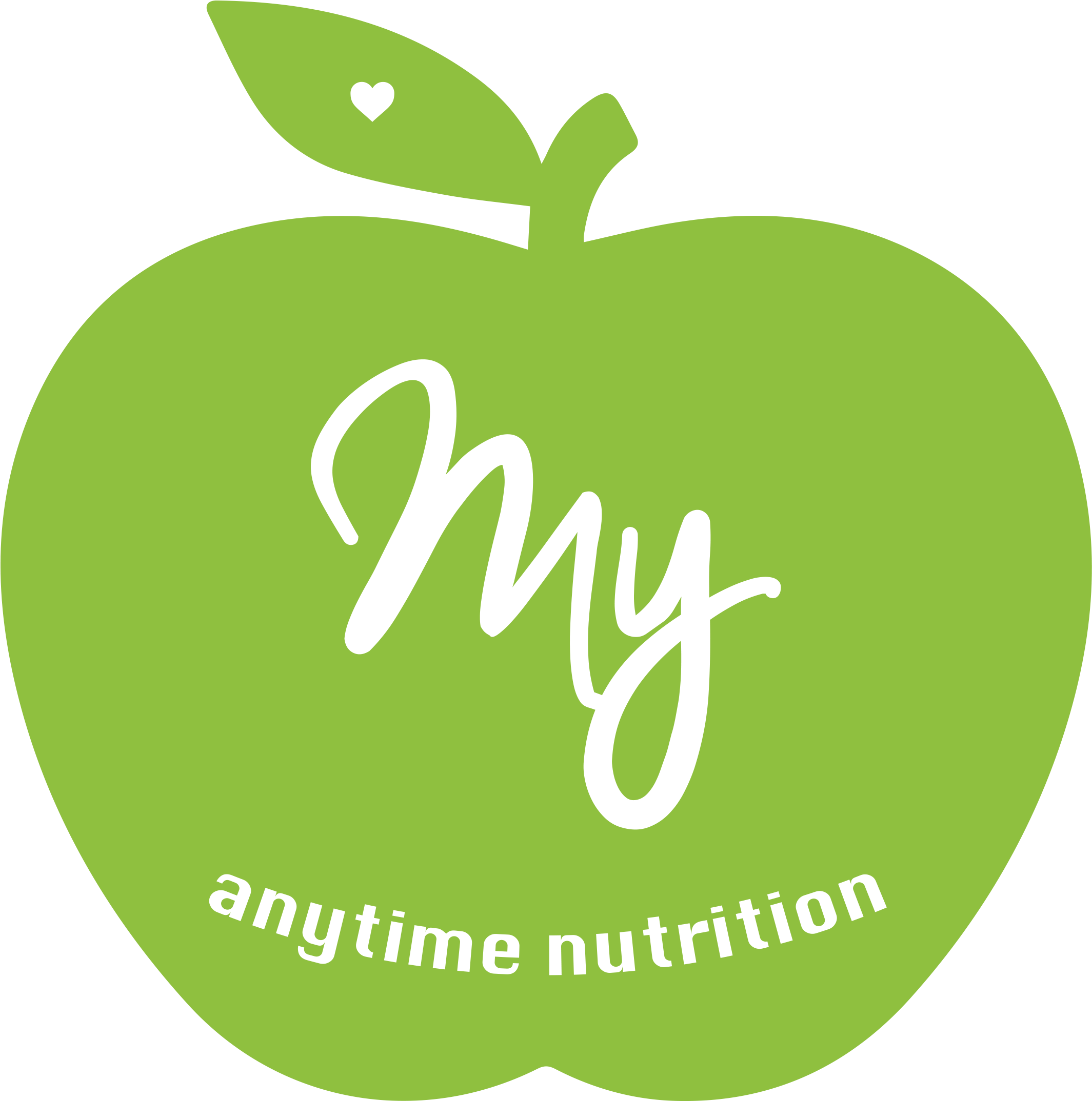 My Anytime Nutrition Logo Apple - Things My Mama Said (2533x2148)