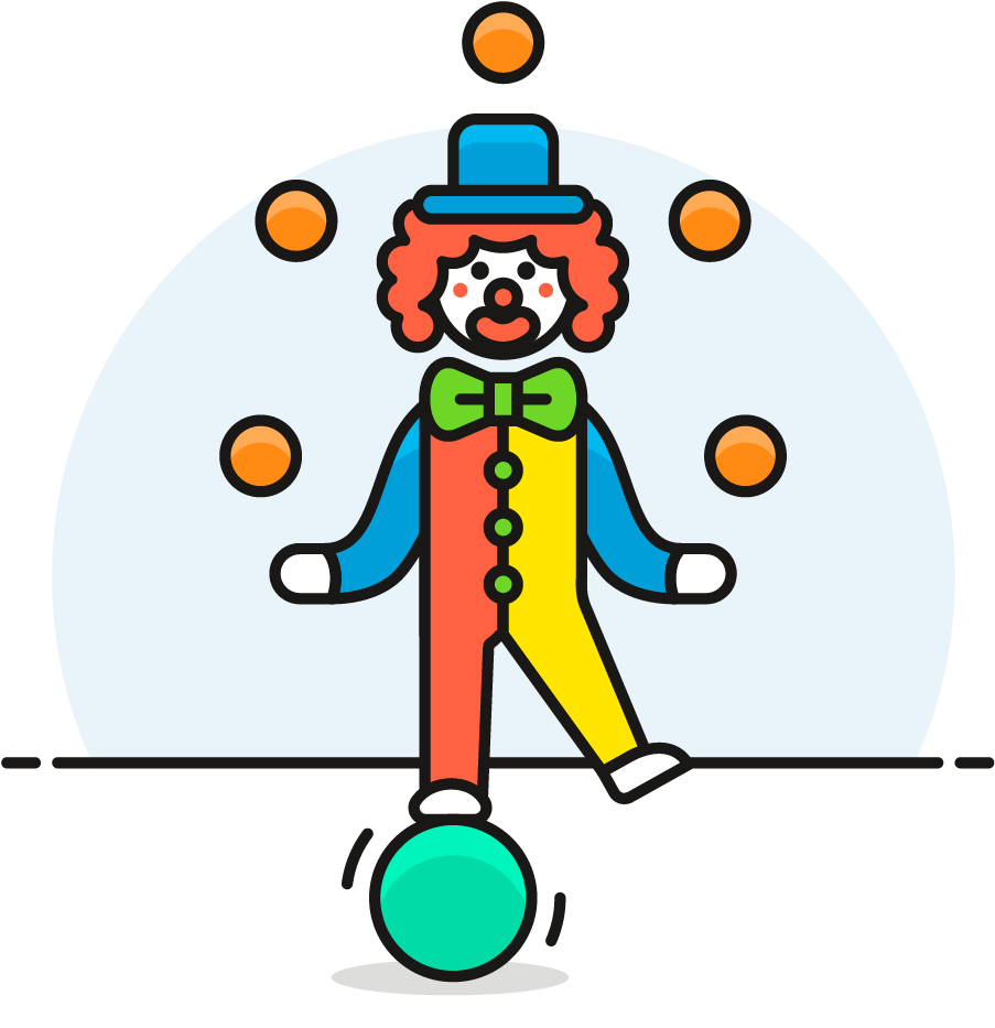 17 Clown Juggling Balls - 17 Clown Juggling Balls (1025x1148)