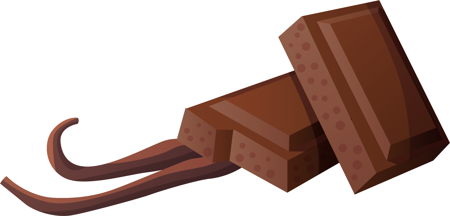 Ice Cream Float Chocolate - Euclidean Vector (1893x908)