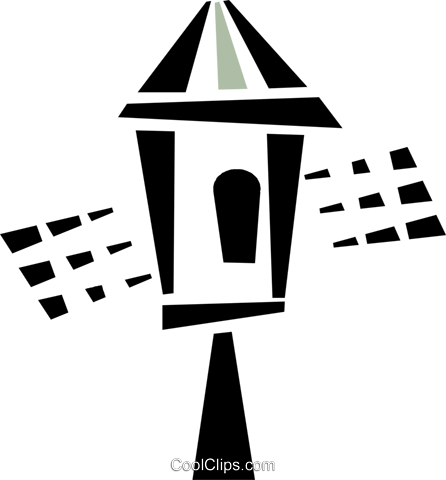 Outdoor Light Royalty Free Vector Clip Art Illustration - Outdoor Light Royalty Free Vector Clip Art Illustration (446x480)