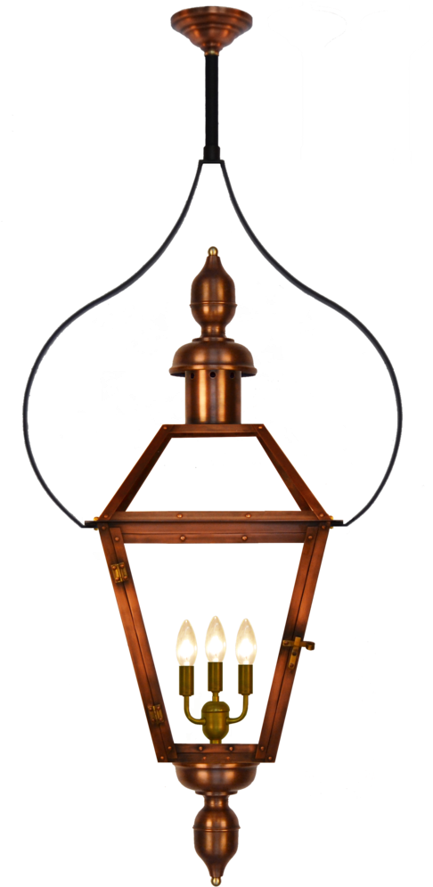 Low Country Lighting Lilianduval - Coppersmith Lanterns Gt-22g Coppersmith's Georgetown (539x1080)
