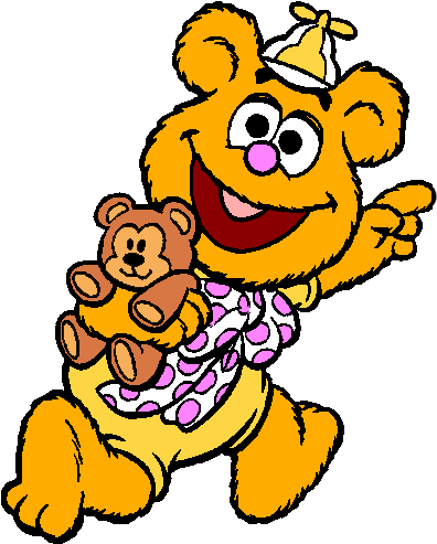 Baby Shower Cheetah Clipart Download - Baby Muppets Coloring Pages (411x508)