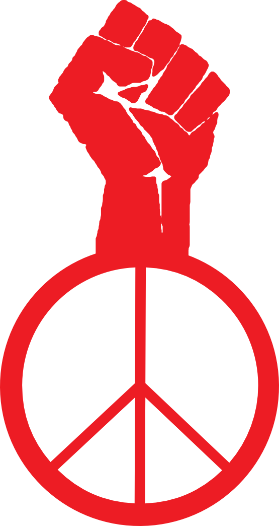 Peace Sign Download - Fight The Power Symbol (999x1880)