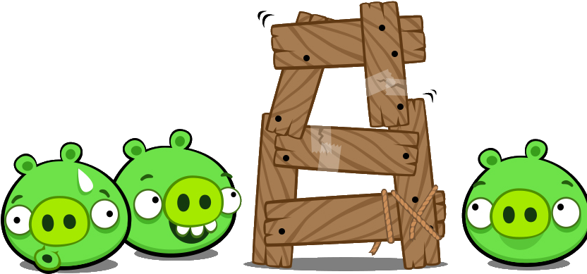 Failure Is The Key To Success - Angry Birds Bad Pig Png (843x403)