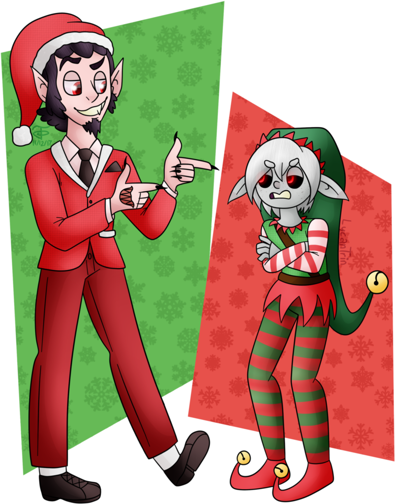 Santa's Little Monkey Butler By Lycantrin - Cartoon (795x1004)