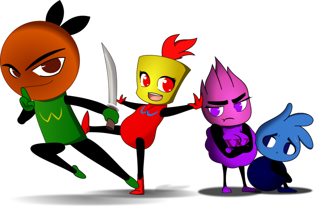 The Wacky Warrior Four By Philllord - Cartoon (1024x676)