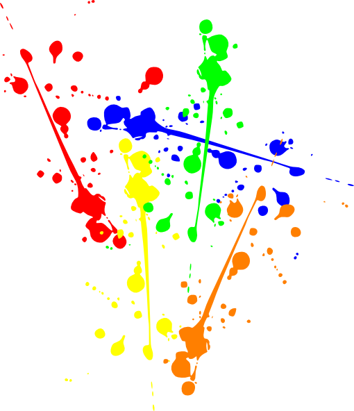 Paint Splatter Clip Art At Clker Com Vector Clip Art - Splatter Paint Clip Art (510x592)