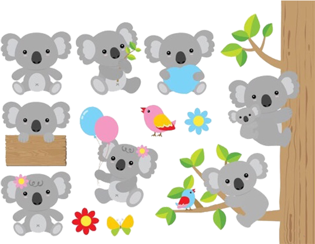 Koala Teddy Bear Clip Art - Koala (670x500)