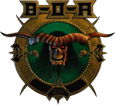 Logo Year Crest - Bloodstock Open Air Logo (382x349)