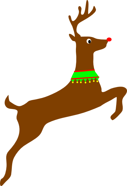 Reindeer Clip Art - Nara (408x599)