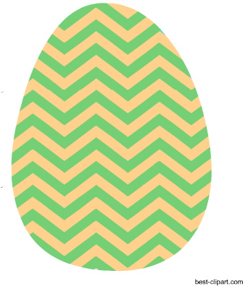 Easter Egg With Chevron Pattern - Knitting (450x450)