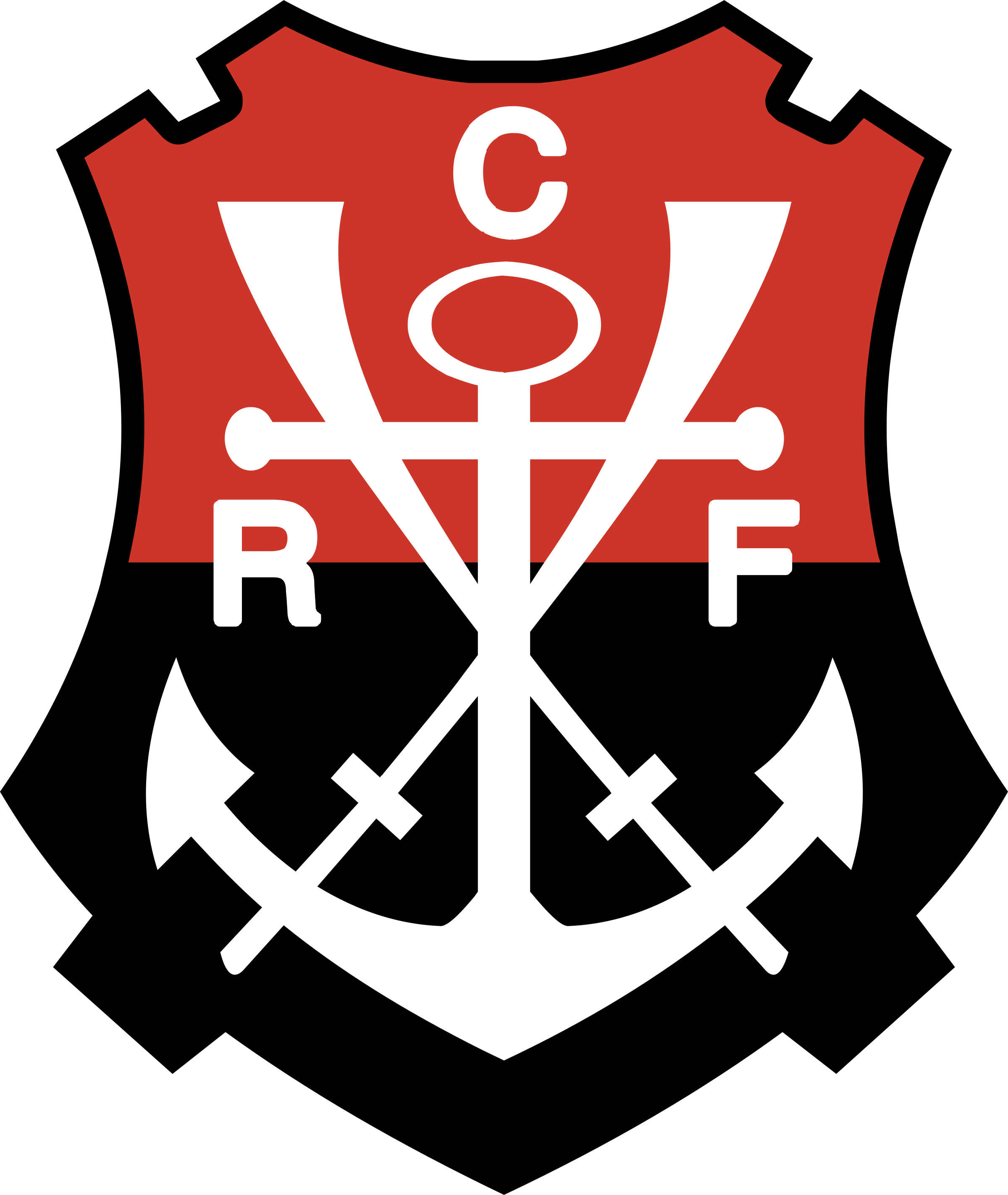 Cr Flamengo Rj3 Logo Png Transparent - Clube De Regatas Flamengo (2400x2845)