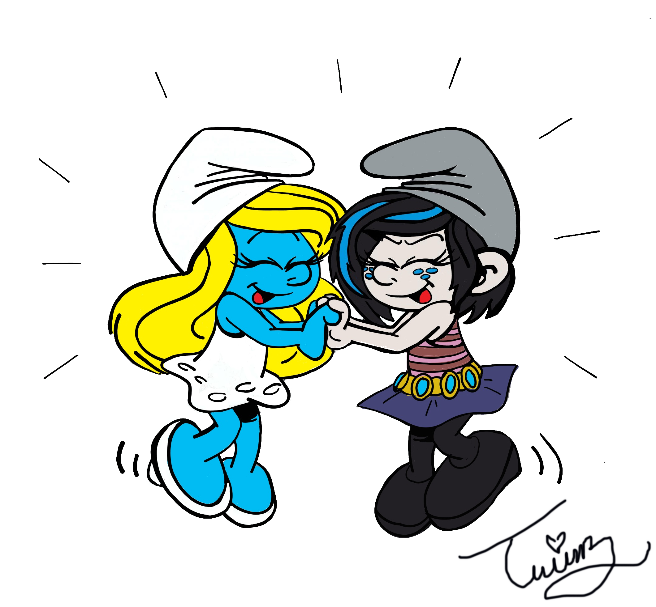 The Smurfs 2 Smurfette And Vexy For Kids - Smurfette (2120x1964)