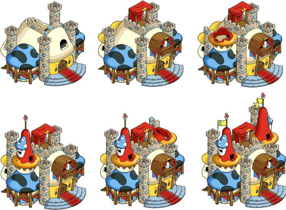 King Smurf's Castle Level 2 Stages - King Smurf Castle Level 2 (1024x754)