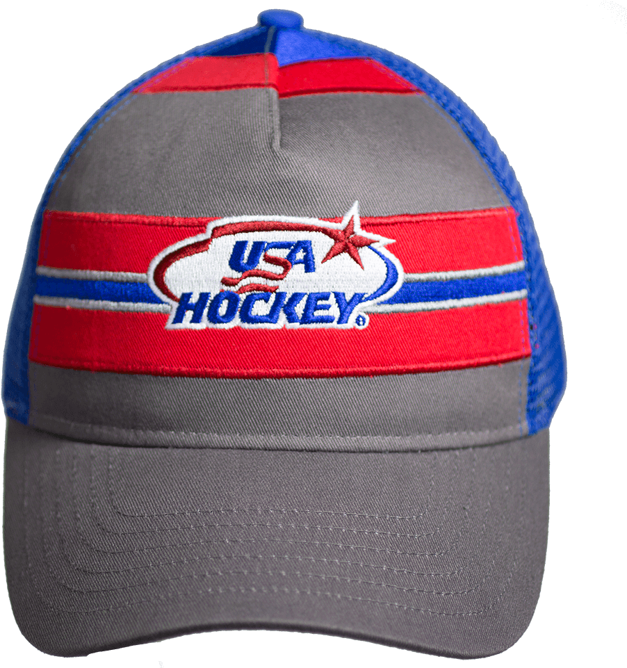 Usa Hockey Trucker Mesh Cap - Team Usa Logo Puck - Team Usa (1000x1000)