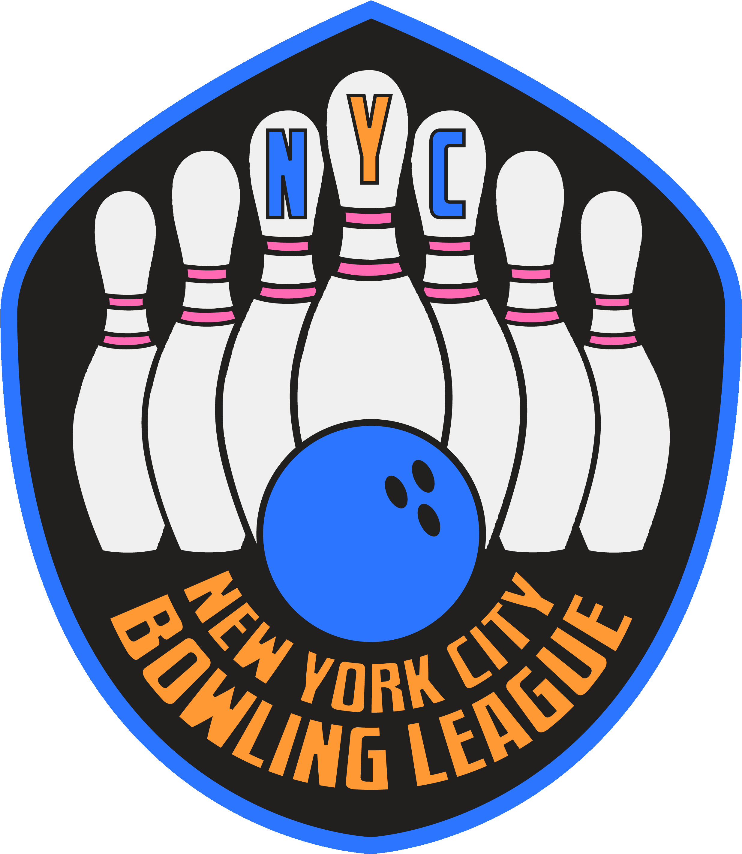 Nyc Bowling League - Confederate States Of America (3000x3000)