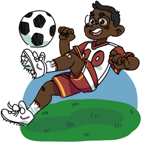 My Boy Ango Plays Soccer Im So Proud Of Him - Cartoon (500x509)