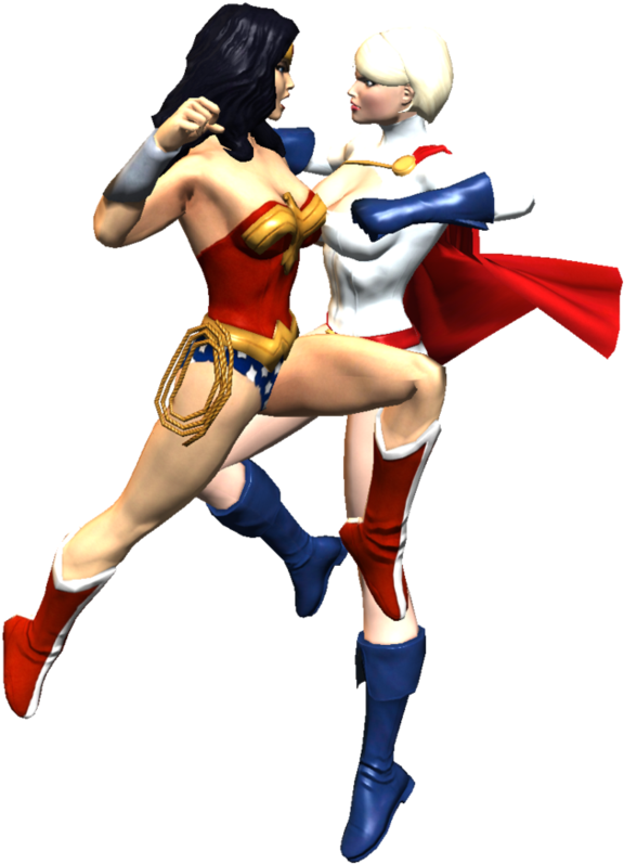 Dc Universe Online Wonder Woman Vs Powergirl By Corporacion08 - Dc Universe Online Wonder Girl (936x854)