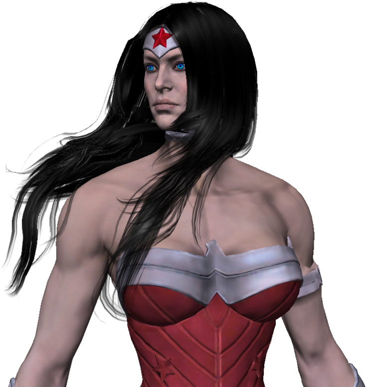 Injustice Gods Among Wonder Woman Different Hair By - Halloween Costume (1024x842)