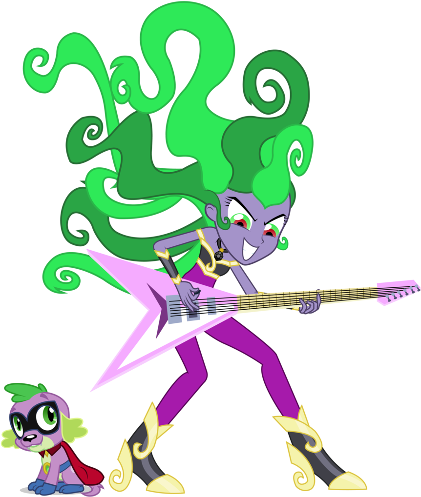 #857308 - Artist - Imperfectxiii, Artist - Punzil504, - Equestria Girls The Mane Iac (871x1024)