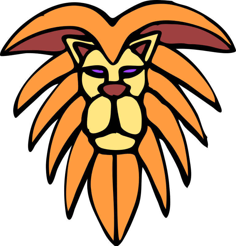 Cartoon Lion Symbol (768x800)