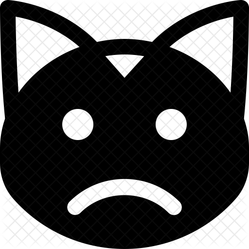 Sad Cat Icon - Portrait Of A Man (512x512)