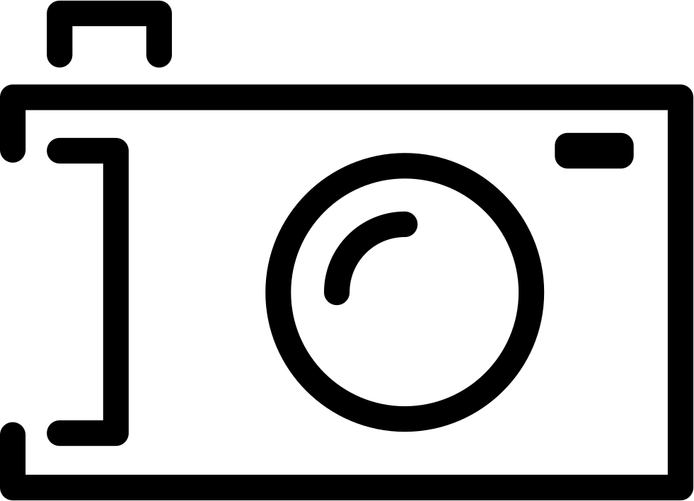 Disposable Camera Thin Outline Comments - Camera (981x708)
