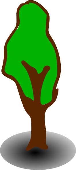 Free Vector Treerpg Map Elements Clip Art - Clip Art (264x587)