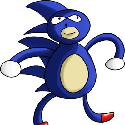 Sanic Da Hotdog At Work By Linkthekirby - Sanic The Hot Dog (400x400)