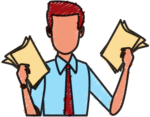 Businessman Executive Cartoon - Businessman Executive Cartoon (550x550)