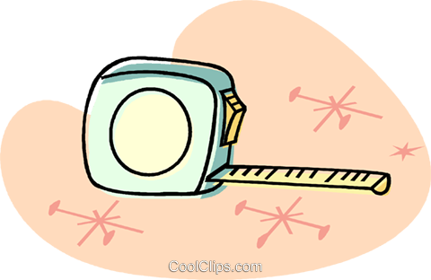 Measuring Tape Royalty Free Vector Clip Art Illustration - Circle (480x312)