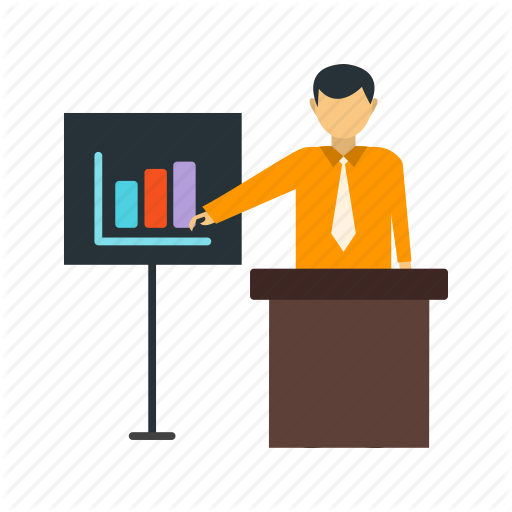 Executive Presentation Training Iconfinder Humans Flat - Business (512x512)
