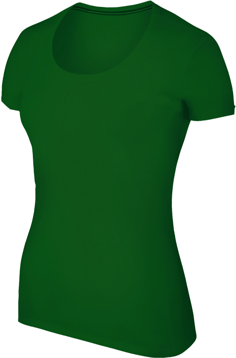 Moss Green Drifit For Female - Active Shirt (542x717)