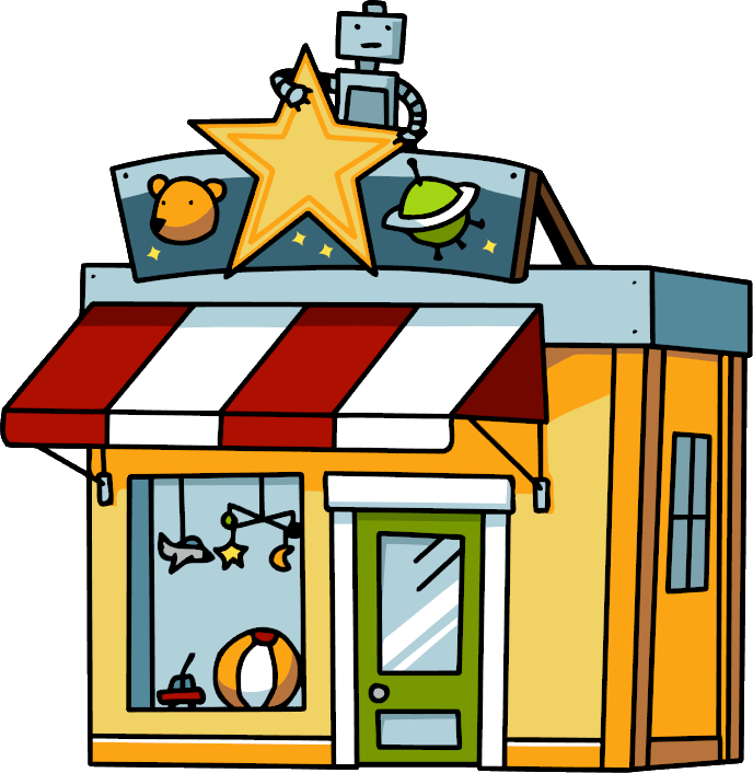 Toy Shop Clipart Png (688x706)