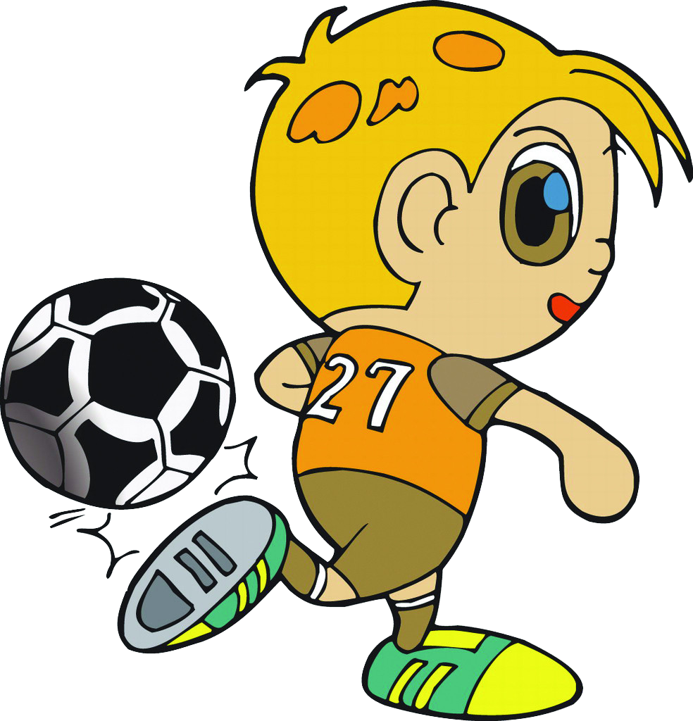 2018 Winter Olympics 2018 Fifa World Cup Pyeongchang - Cartoon Footballers World Cup (984x1024)